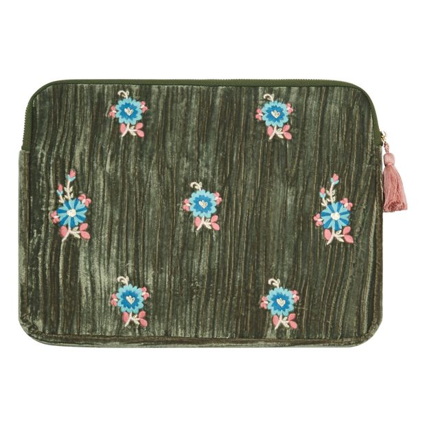 Pochette ordinateur 13" Hoa en velours-product