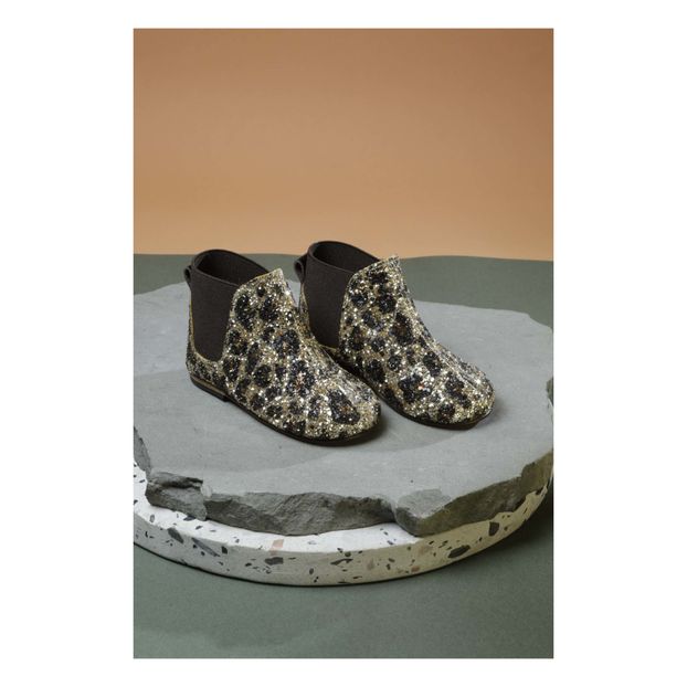 Chelsea Boots Pailletées Léopard-product