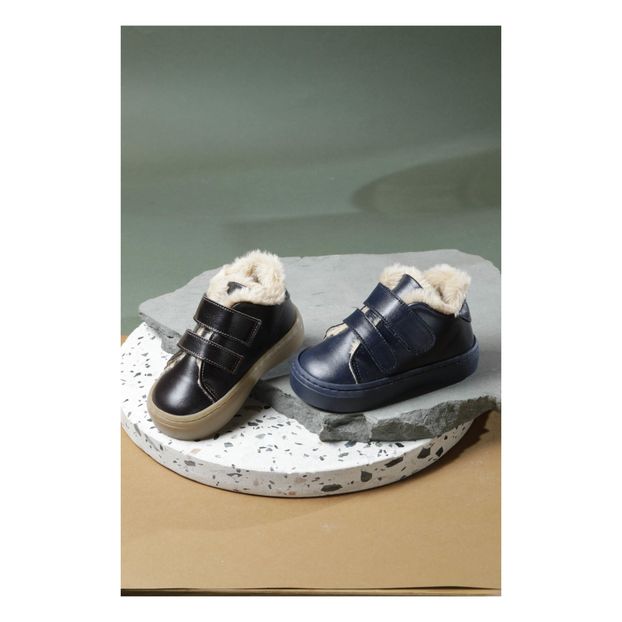 Velcro Fur-lined Sneakers-product