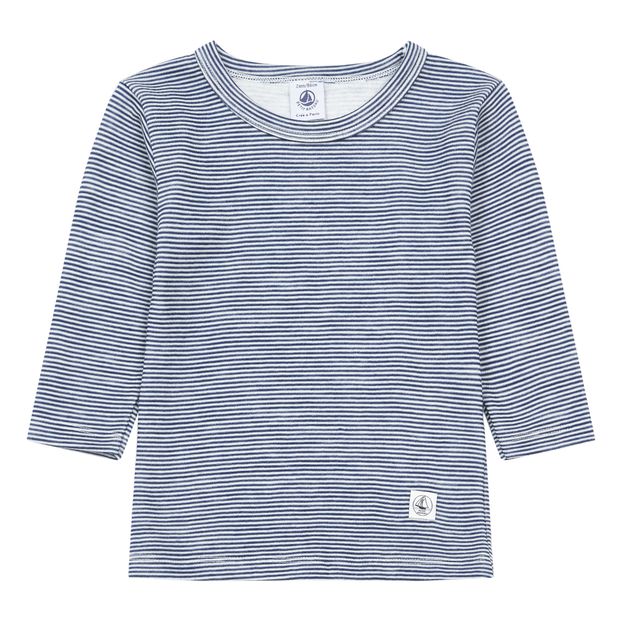 Ribbed Wool and Cotton T-shirt-product