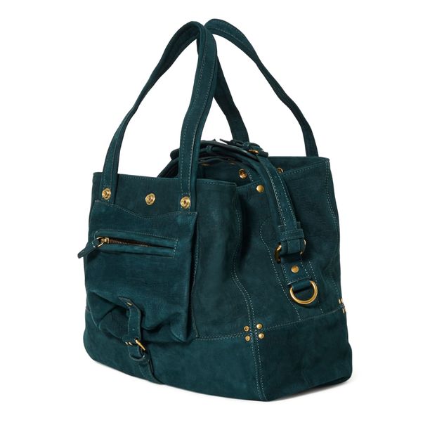Sac Billy M Taurillon Velours Façon Croco-product