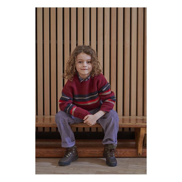 Pull Laine Peretti Rayé-product