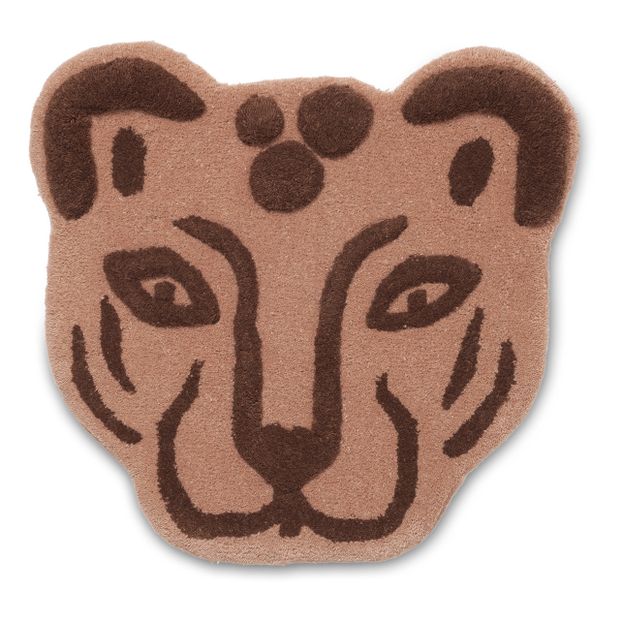 Tufted Leopard's Head Rug-product