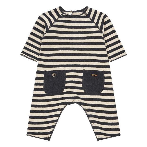 Striped Knit Playsuit-product