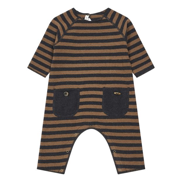 Striped Knit Playsuit-product