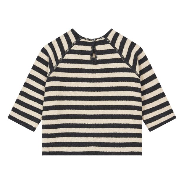 Jersey de punto a rayas con bolsillos-product