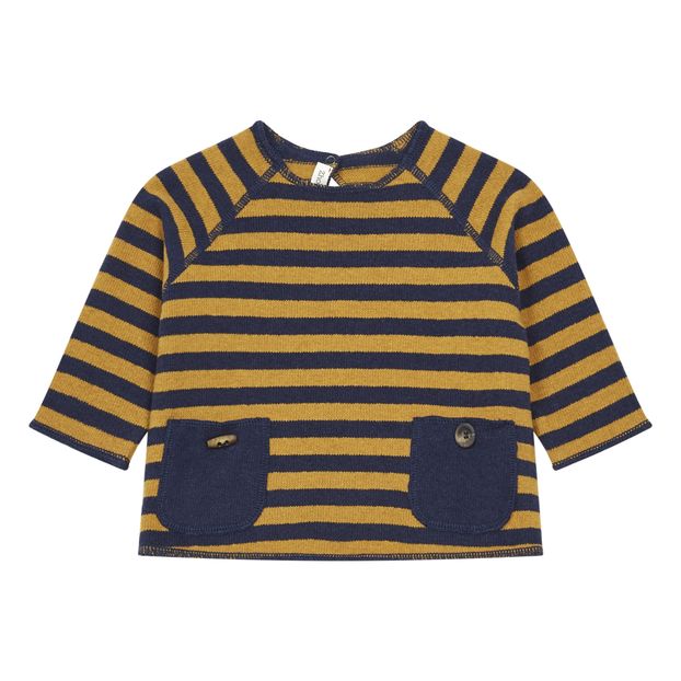 Jersey de punto a rayas con bolsillos-product