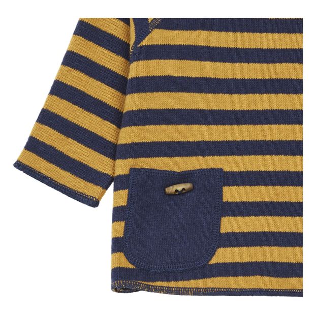 Jersey de punto a rayas con bolsillos-product