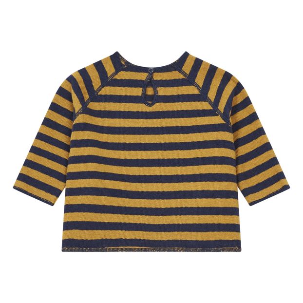 Jersey de punto a rayas con bolsillos-product