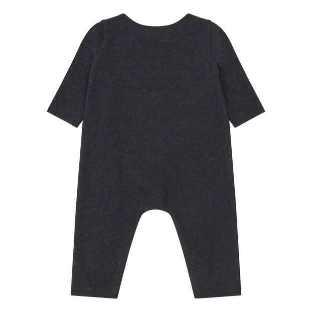 Buttoned Knit Playsuit-product