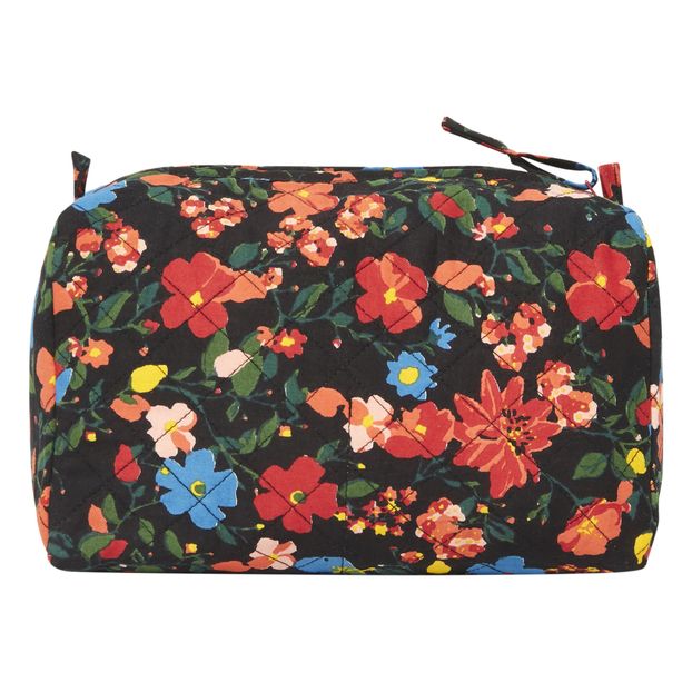 Trousse de toilette ronde Grey Flowers-product