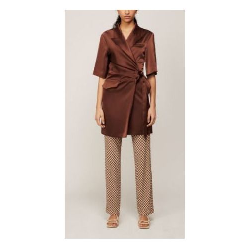 Robe Portefeuille en Satin Lavé Amar-product