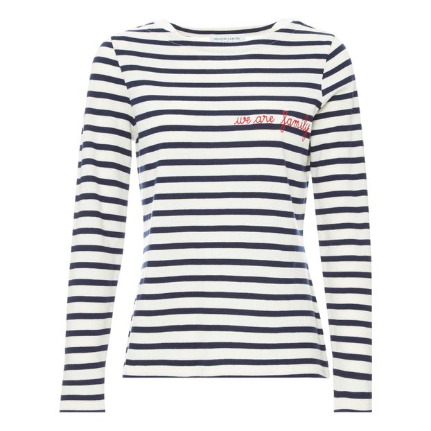 Marinera We Are Family - Camiseta Boyfriend Powerful - Exclusividad Maison Labiche x Smallable-product