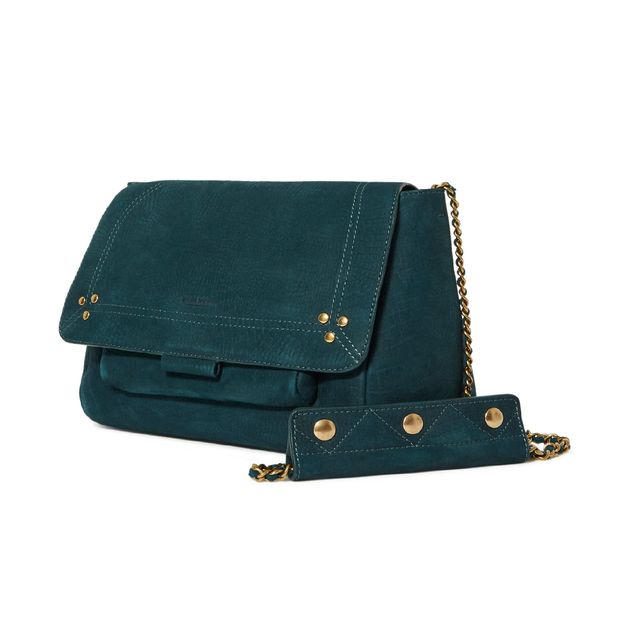 Sac Lulu M Taurillon Velours Façon Croco-product