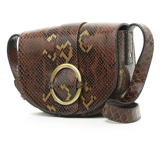 Bolso Mini Tessao de cuero tipo pitón-product