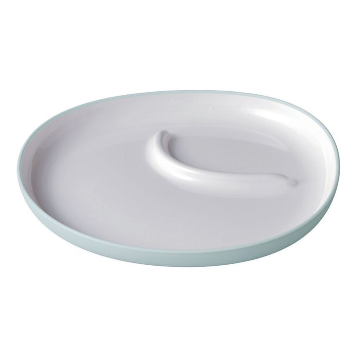 Plato 2 compartimentos Bonbo | Azul Gris- Imagen del producto n°0
