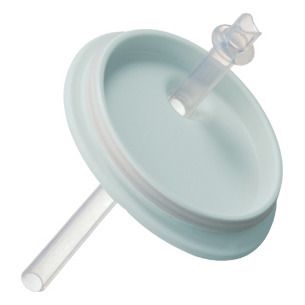 Taza con paja Bonbo | Azul Gris- Imagen del producto n°2