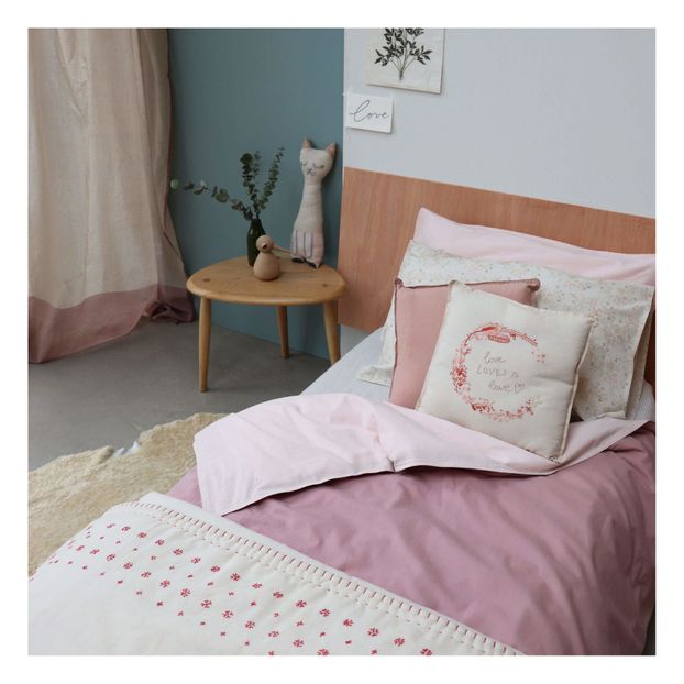 Coussin en coton brodé-product