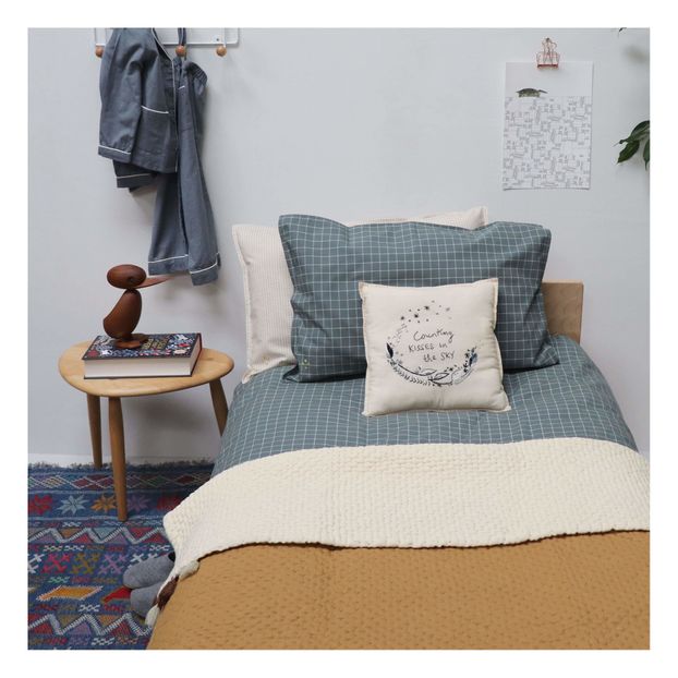 Coussin en coton brodé-product