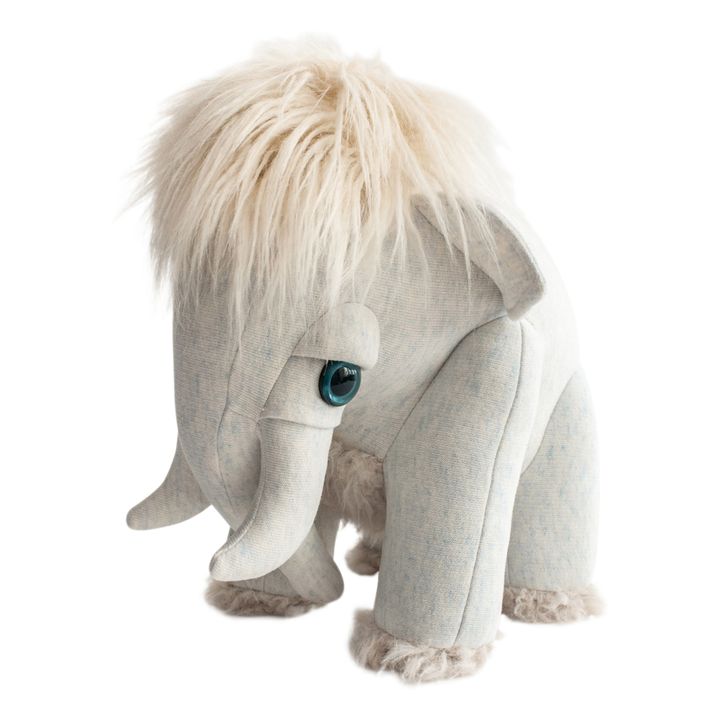Pupazzo Mammouth 30 cm Bigstuffed x Smallable | Grigio chiaro- Immagine del prodotto n°2