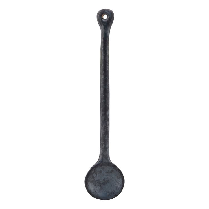 Cuchara Pion de porcelana | Negro- Imagen del producto n°0
