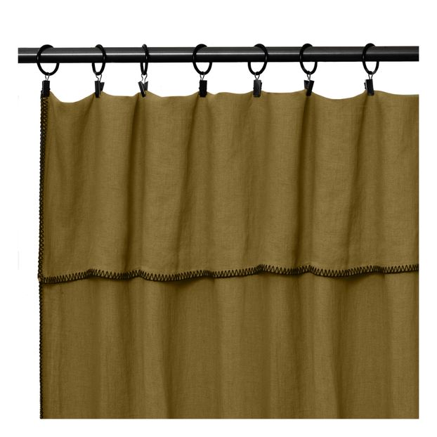 Washed Linen Pinch Curtain-product