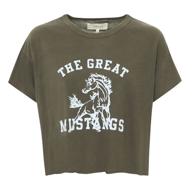 T-shirt The Crop W/Mustang Graphic-product