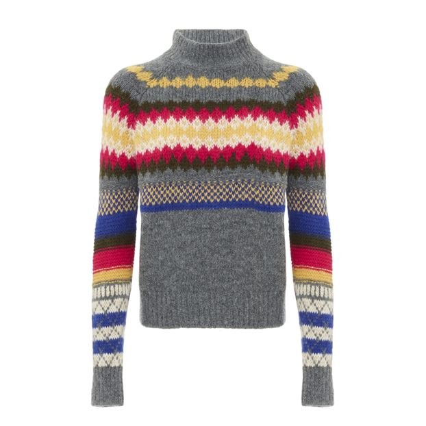 Pull Ninties Jacquard Laine et Alpaga-product