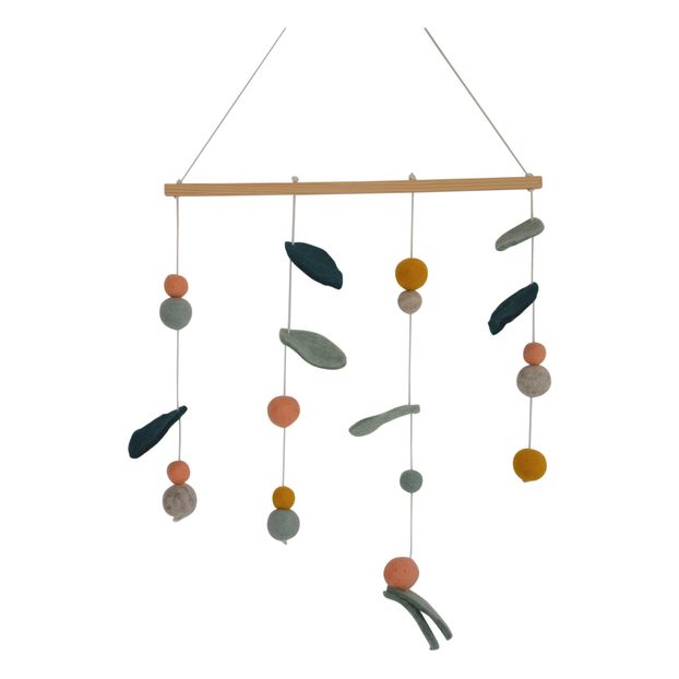 Mobile mural Feuillage in feltro di lana Calm x Smallable-product