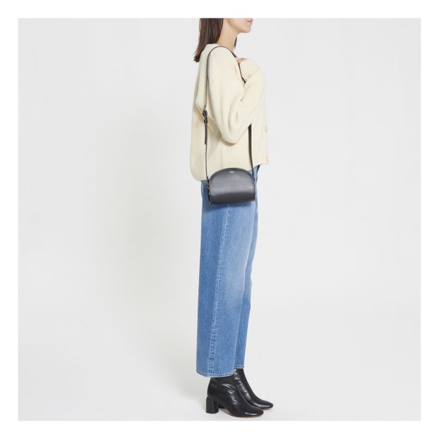 Sac Demi Lune Mini Cuir Lisse-product