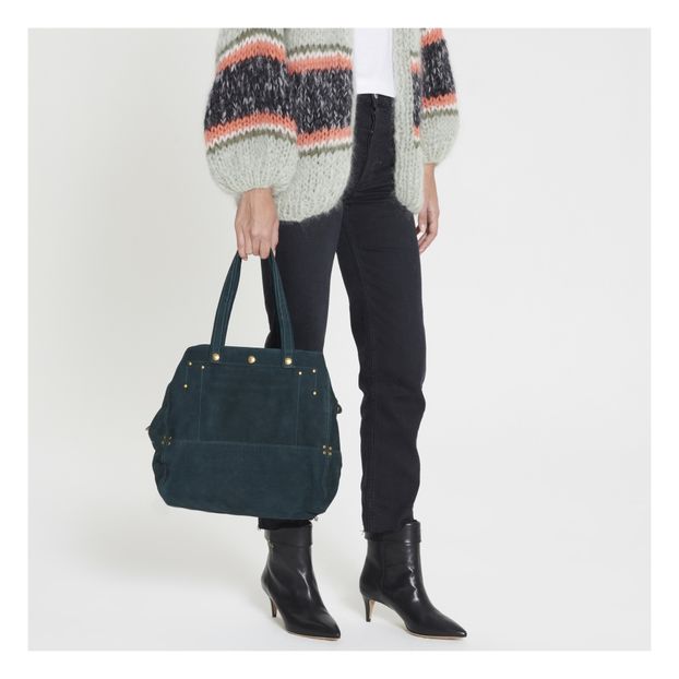 Sac Billy M Taurillon Velours Façon Croco-product