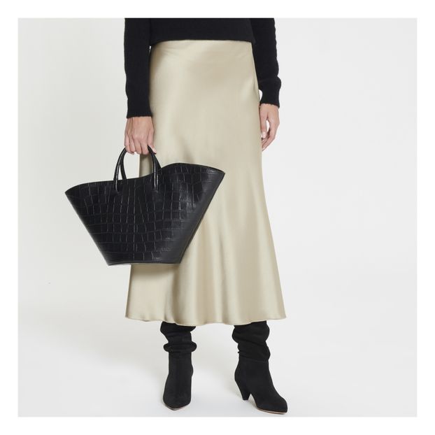 Cabas Open Tulip Medium Cuir Embossé Croco-product