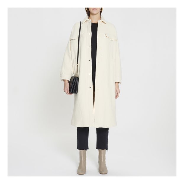 Manteau Ossidiana Twill de Laine et Coton-product