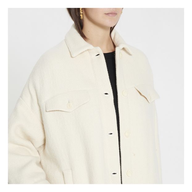 Manteau Ossidiana Twill de Laine et Coton-product