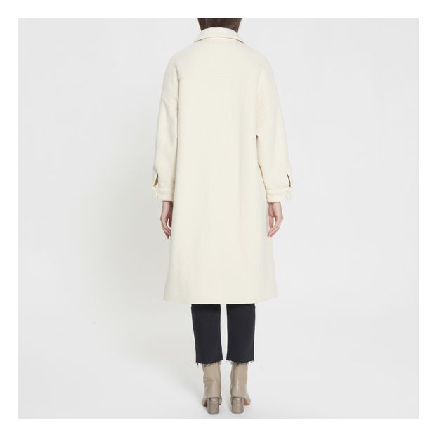 Manteau Ossidiana Twill de Laine et Coton-product