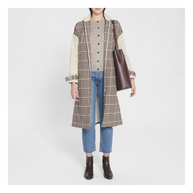 Cardigan Laine Fine Harlekin -Collection Femme--product