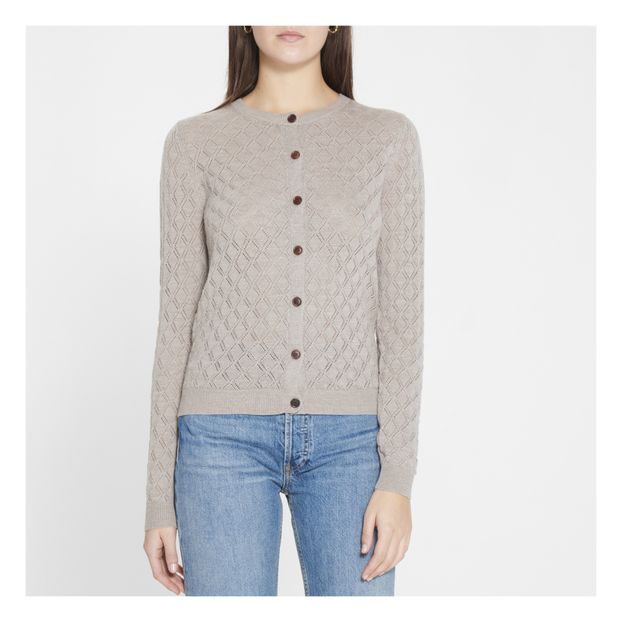 Cardigan Laine Fine Harlekin -Collection Femme--product