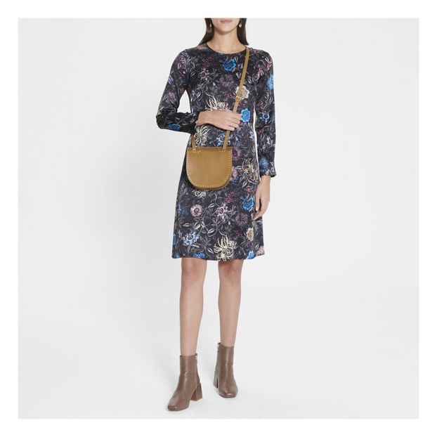 Robe Aegir Fleurs Satin de Soie Stretch-product