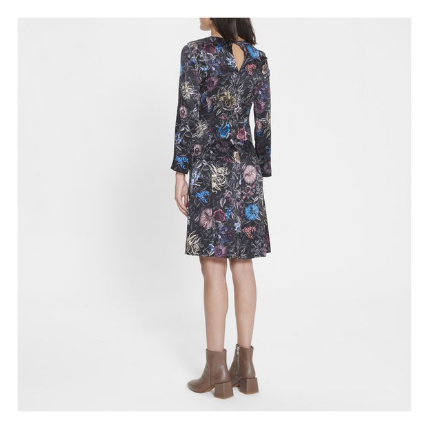 Robe Aegir Fleurs Satin de Soie Stretch-product