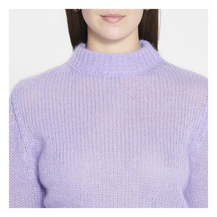 Pull Mohair | Lilas- Image produit n°3