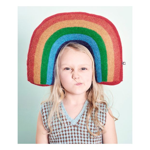 Coussin Arc-en-Ciel en alpaga-product