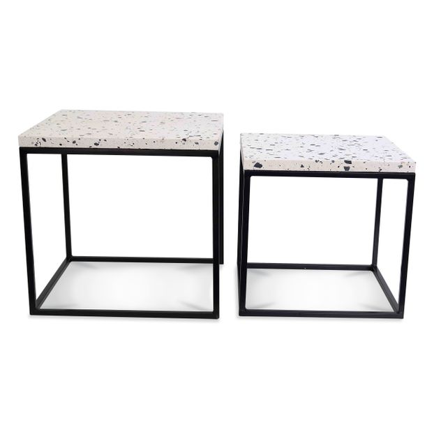 Bout de canapé Terrazo - Set de 2-product