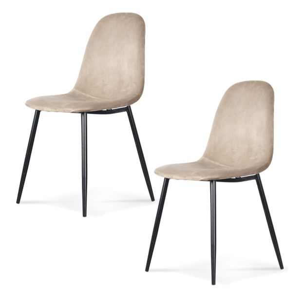 Chaise en velours - Set de 2-product