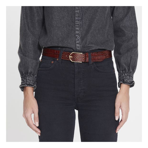 Ceinture Zodiac Cuir Façon Croco-product