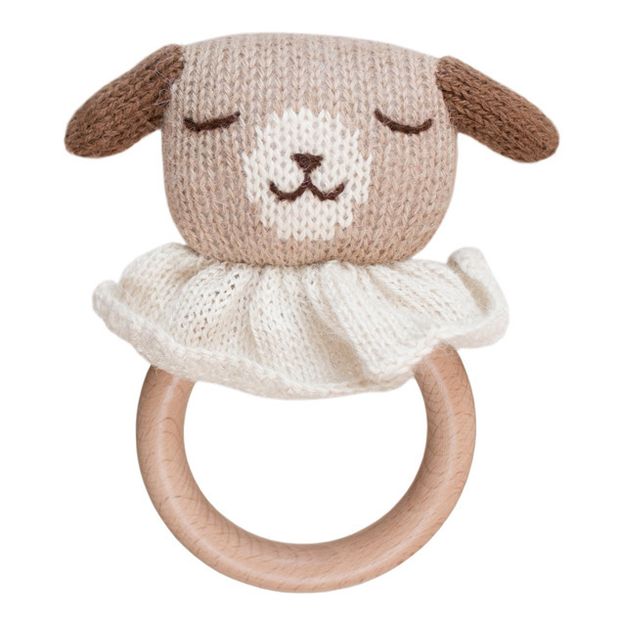Hochet en bois Chiot-product