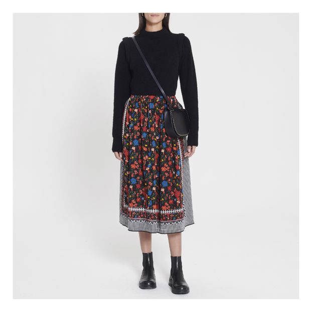 Jupe Longue Fleurs -Collection Femme--product