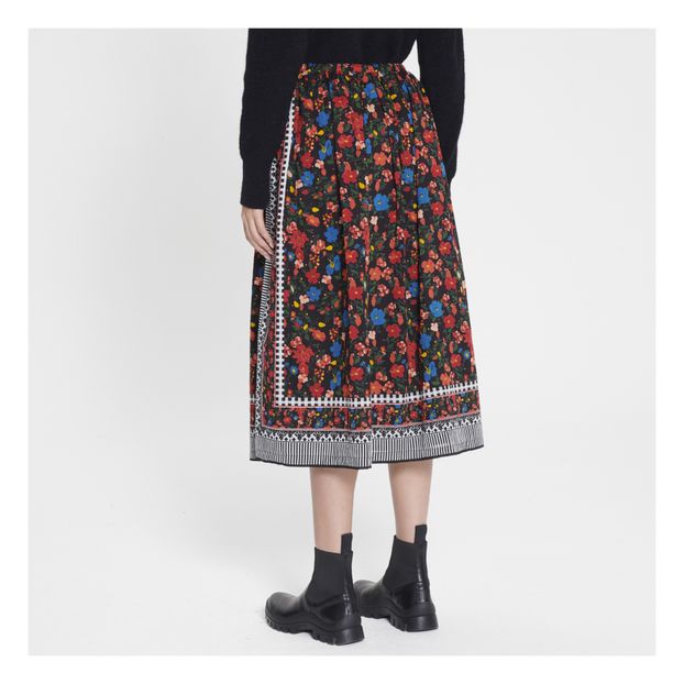 Jupe Longue Fleurs -Collection Femme--product