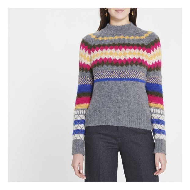 Pull Ninties Jacquard Laine et Alpaga-product