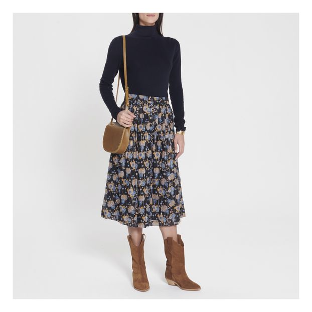 Jupe Fleurs Lurex Linda - Collection Femme --product