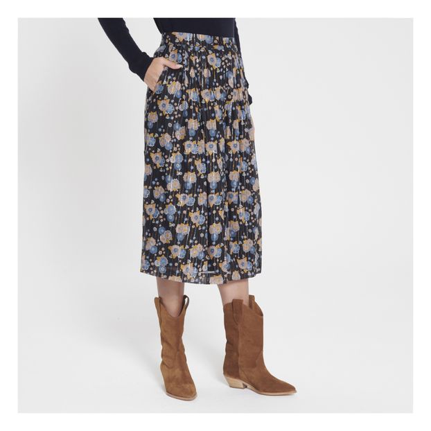 Jupe Fleurs Lurex Linda - Collection Femme --product